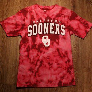 Custom bleached OU Sooners  shirt.